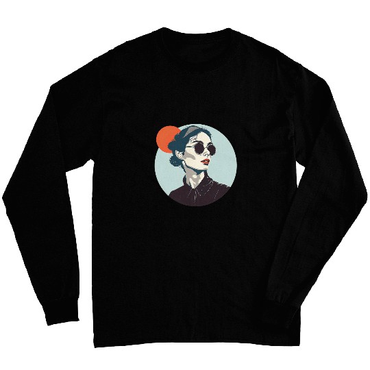 Emily Dickinson With Sunglasses Long Sleeves