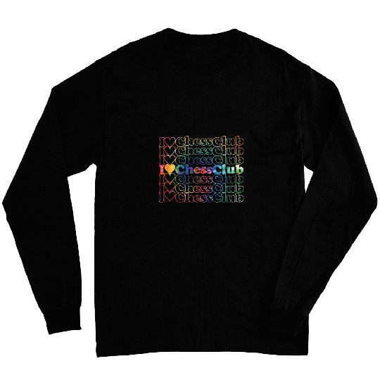 Chess Club Tie Dye Cool vintagess Inspired Long Sleeves