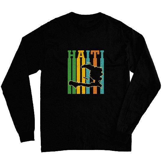 Haiti haitian caribbean Hispaniola traveling souvenir nation 4 Long Sleeves