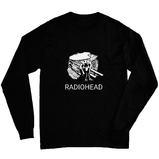 Scared in White Radiohead Long Sleeves