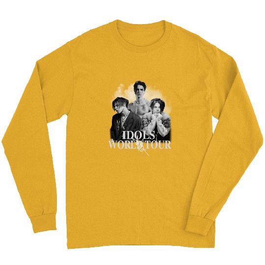Comfort Colors Yungblud 2025 Concert Long Sleeves, Idols World Tour 2025 Long Sleeves, Yungblud Idols Long Sleeves, Yungblud Fan Gift, Gift for music lover