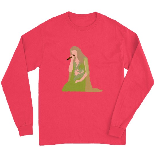 TaylorSwift Eras Tour green dress folklore evermore Long Sleeves