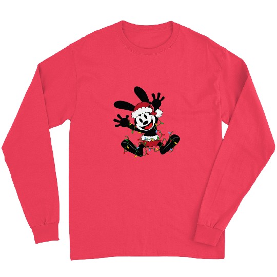 Disney Epic Mickey Oswald The Lucky Rabbit Christmas Lights Long Sleeves