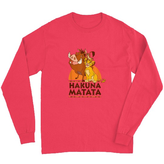Disney The Lion King Hakuna Matata Simba Timon Pumbaa Shot Gifts Trends Long Sleeves