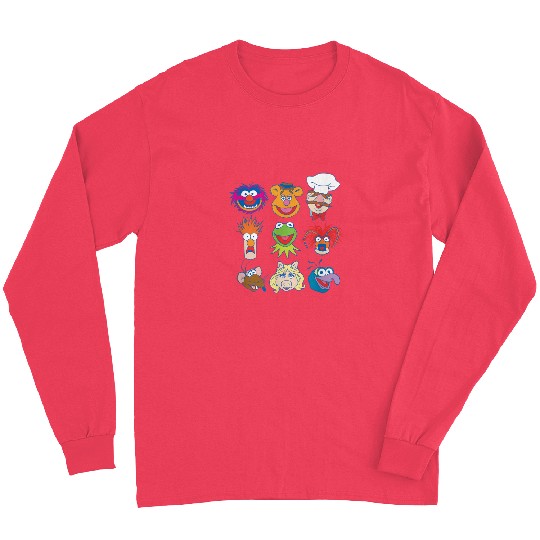 Disney The Muppets Classic Characters Group Shot Long Sleeves