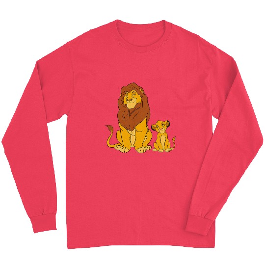 Disney The Lion King Young Simba and Mufasa Long Sleeves