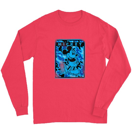 Disney - Blue Camo Mickey Mouse Nation Long Sleeves