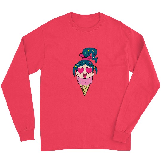 Disney Ralph Breaks the Internet Vanellope Ice Cream Long Sleeves