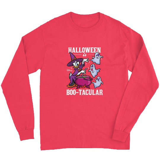 Disneyss Daisy Duck Halloween Is Bootacular Long Sleeves