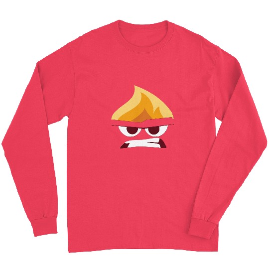 Angry Face Funny Disney Inside Out Long Sleeves