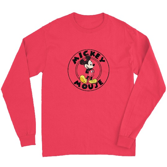 Disney Classic Mickey Mouse Raglan Baseball Tee Long Sleeves