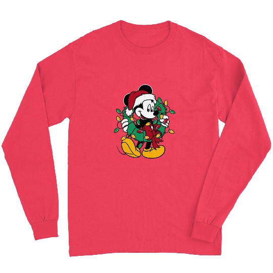 Disney Mickey Mouse Christmas Lights Long Sleeves
