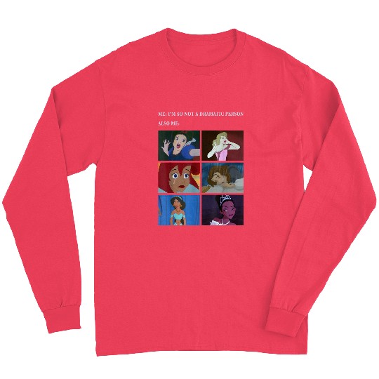 Disney Princess Not Dramatic Meme Panel Long Sleeves