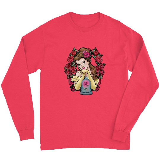 Disneys Beauty And The Beast Belle Roses Long Sleeves