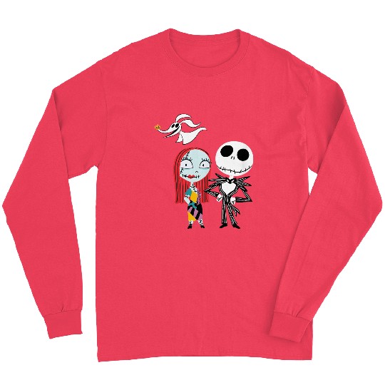 Disneyss Nightmare Before Christmas Dark Jack Sally Long Sleeves