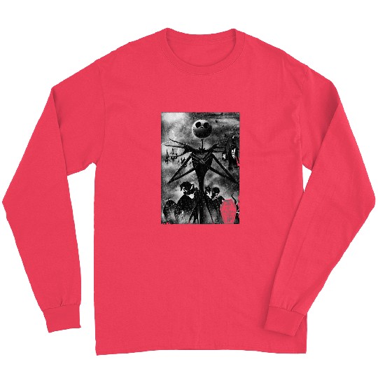 Disneyss The Nightmare Before Christmas Jack In Graveyard Long Sleeves