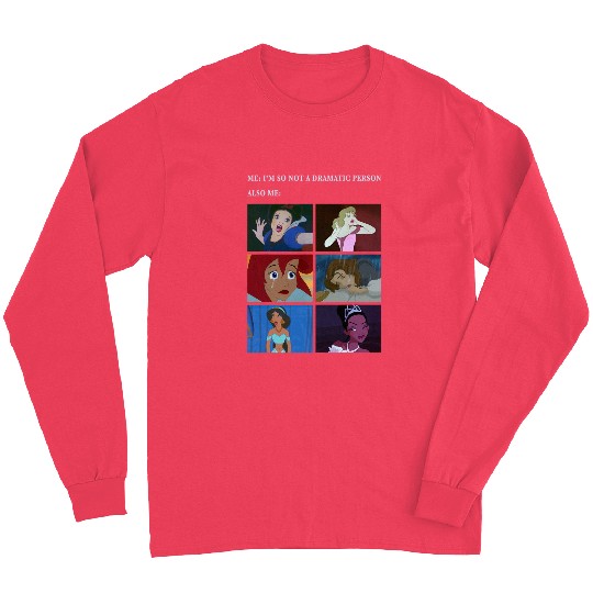 Disney Princess Not Dramatic Meme Panel Long Sleeves