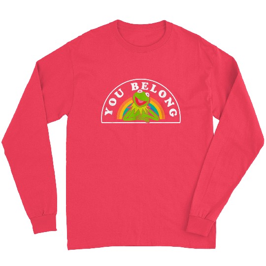 Disneyss The Muppets Kermit You Belong Rainbow Pride Long Sleeves