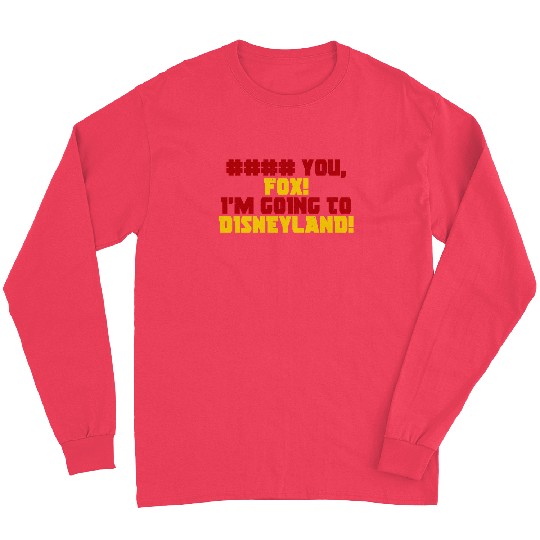 Deadpool   You Fox Im Going To Disneyland TShirt Long Sleeves