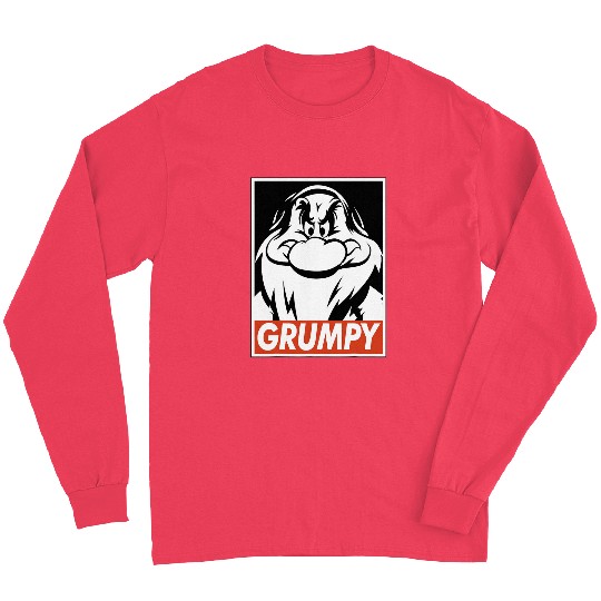 Disney Snow White Grumpy Streetwear Poster Long Sleeves