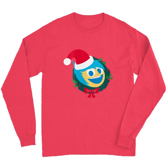 Disneyss And Pixarss Inside Out 2 Santa Joy Christmas Holiday Long Sleeves
