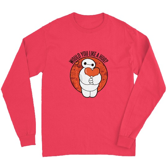 Disney Big Hero 6 Baymax Hug Valentine'S Long Sleeves