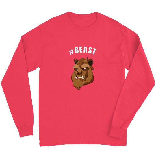 Disneys beauty and beast hashtag beast portrait Long Sleeves