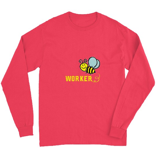 Worker Bee Lover Funny Save The Bees Beekeeper Long Sleeves
