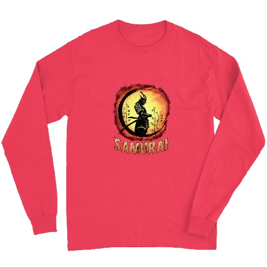 Japanese Samurai Katana Ancient Oni Ronin Asian Warrior Long Sleeves