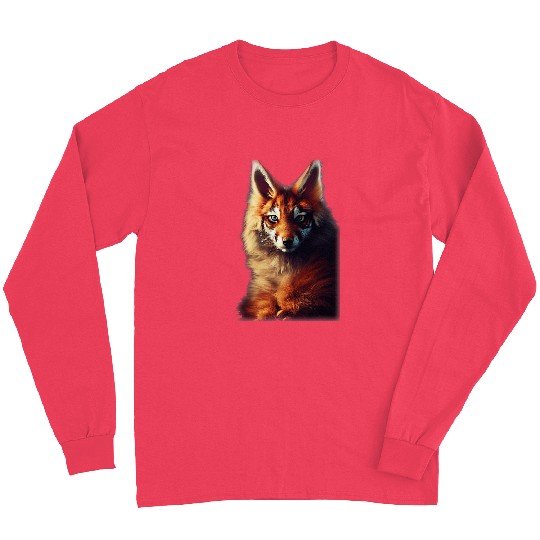 Atmosphere Hypercute FoxHybrid Maine Coon Tiger Fluffy Long Sleeves