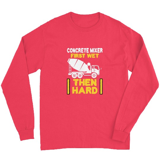 Construction Site Construction Worker Concrete Mixer Long Sleeves