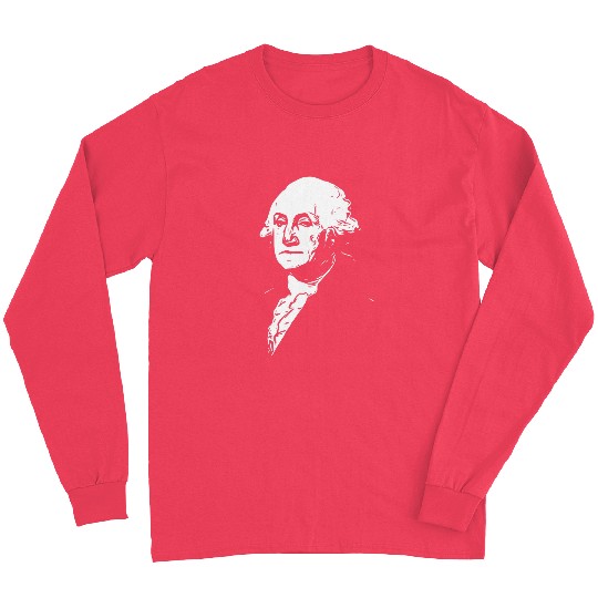 George Washington American Revolution Art Tee Long Sleeves