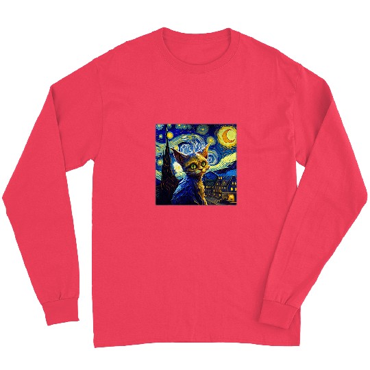 Surrealism Starry Night Gremlin Long Sleeves