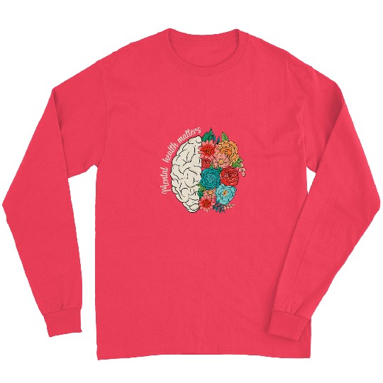 Mental Health Matters Awareness Psychologist Woman Man Long Sleeves