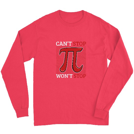 Pi Math Teacher Student Long Sleeves