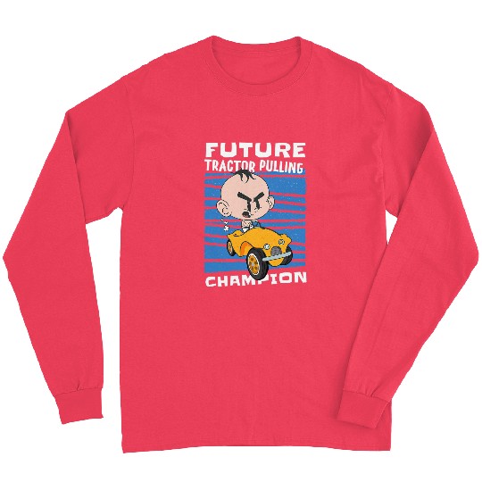 Tractor driving Future Tractor Pulling Champion Youth Tractor Pulling Long Sleeves