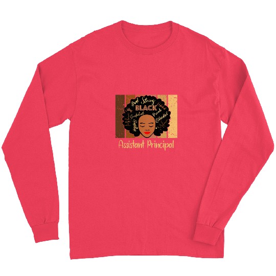 Black Assistant Principal Love African American Long Sleeves
