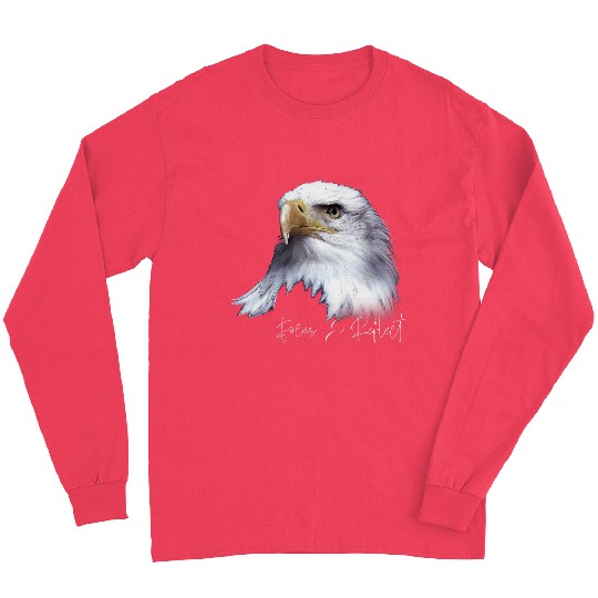 Focus 2Reflect Eagle Motivational And Inspirational Graphic Long Sleeves