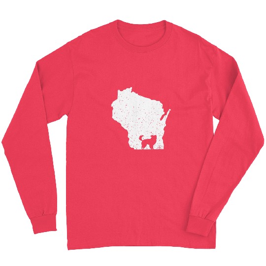 Australian Shepherd Wisconsin Dog Lover Long Sleeves