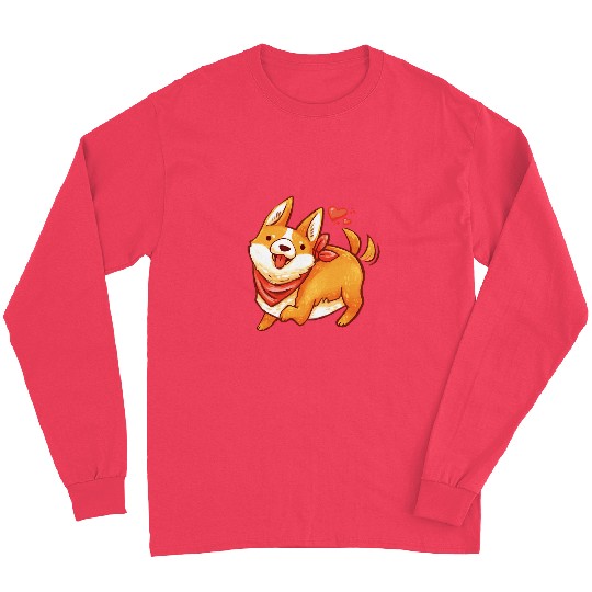 Corgi Pet Cute Corgi lover Long Sleeves