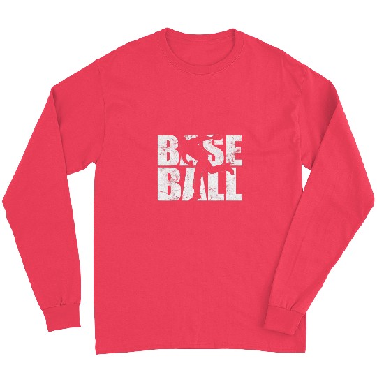 Sport Baseball Softball Funny Baseball Pitcher Player Vintaige Long Sleeves
