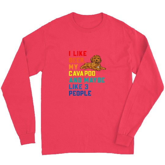 Cavapoo Pet Beer Cavapoo Dog Owner Beer 9 Long Sleeves