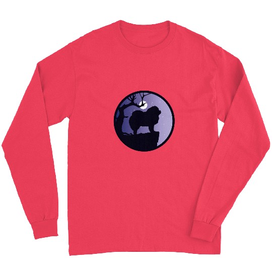 Chow Chow Pet Retro Long Sleeves