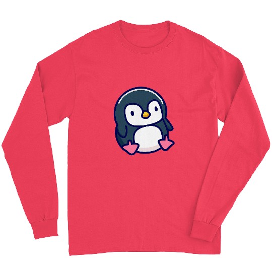 Penguin Pet Cute Cuddly Little Lonely Long Sleeves
