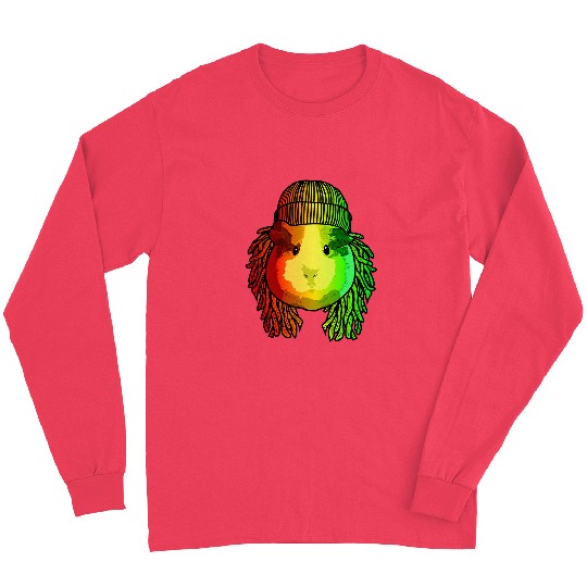 Hamster Pet Reggae Cool Hamster Dreadlocks Rasta Dreads Rastafari Long Sleeves