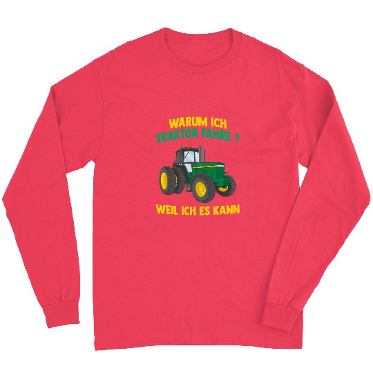 Tractor Fun Farmers Tractor Farm Men Long Sleeves