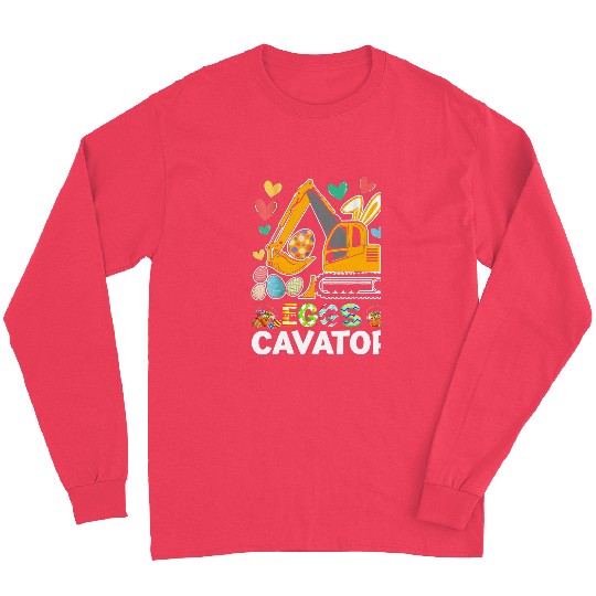 Excavator Fun Easter Day Egg Hunt for Boys Toddlers 31 Long Sleeves