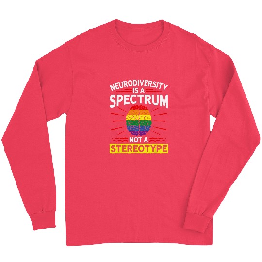 Autism Puzzle Spectrum Stereotype ASD ADHD Neurodiversity Long Sleeves
