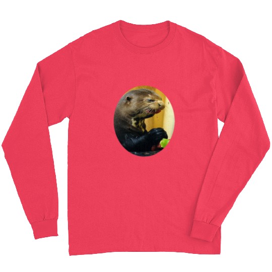 Otter Pet Otters Watermelon Long Sleeves