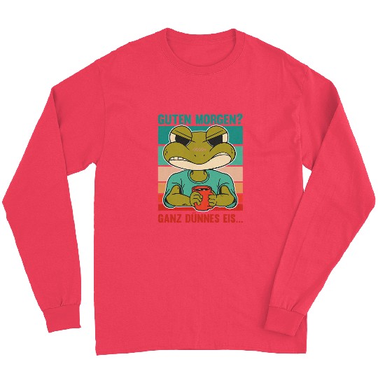 Frog Pet Guten Morgen Frog All Thin Ice Cream Long Sleeves